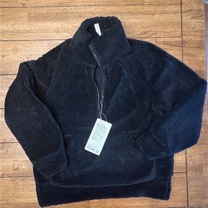 NWT Lululemon Scuba Oversized Fleece Funnel-Neck Half-Zip Long, XS/S